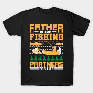 Father Fishing T - Shirt Design T-Shirt